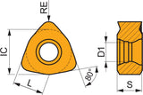 PRAMET Fräswendeschneidplatte WNHX 040305ER-WM:M4310 PVD beschichtet