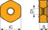 PRAMET Fräswendeschneidplatte HNGX 0604ANSN-F 8215 PVD beschichtet