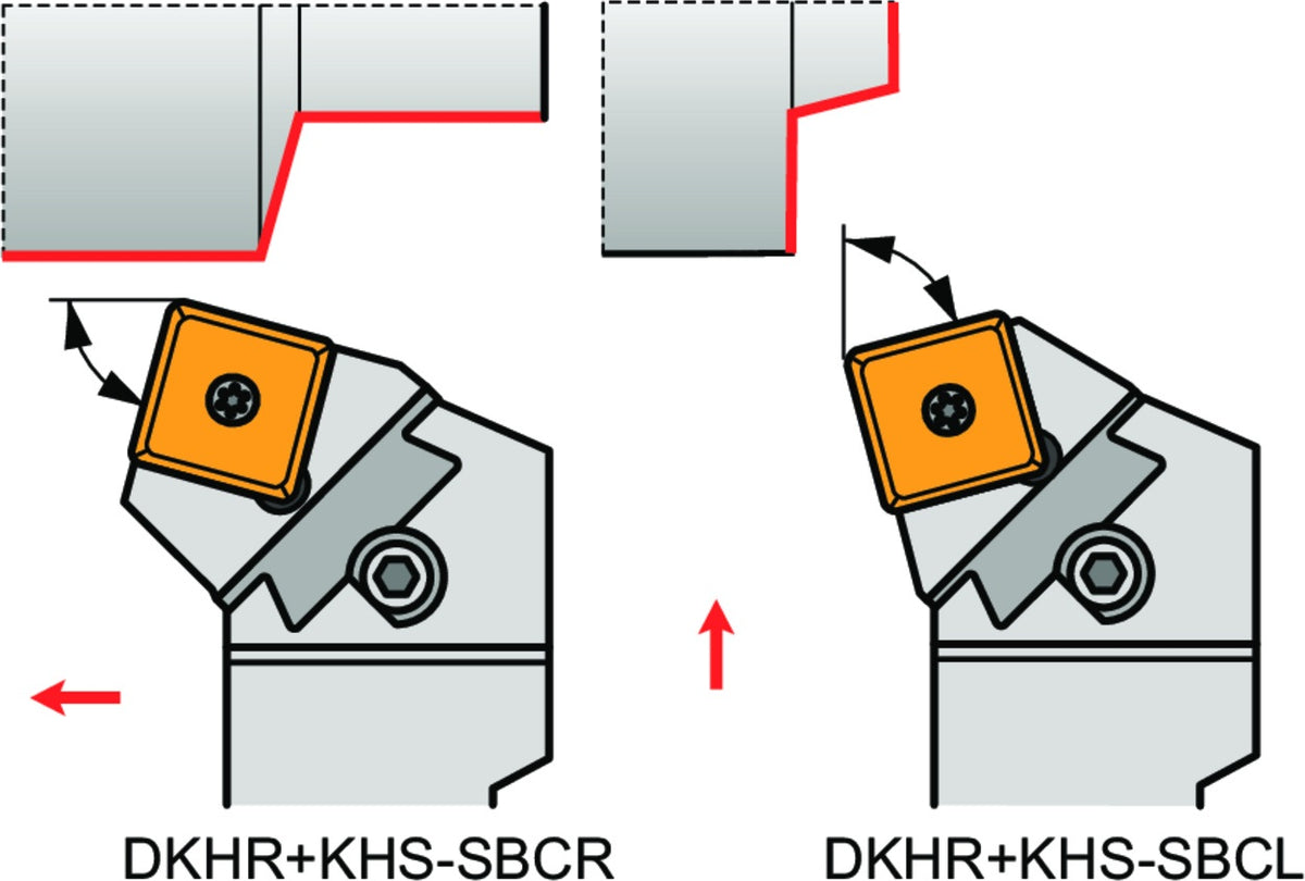 PRAMET Schwerlast-Drehkopf ISO KHS-SBCL 38-A Funktions-L. 36mm Linkslauf