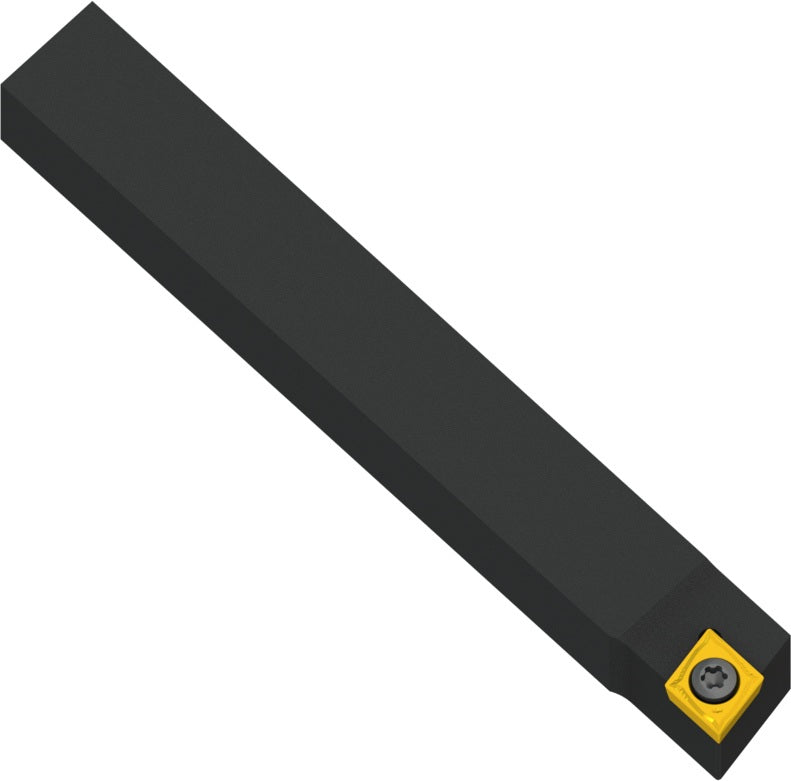 PRAMET Drehwerkzeughalter ISO SCACL 0808 D 06 Linkslauf – Schraubklemmung für 80° Rhombus-Wendeplatten