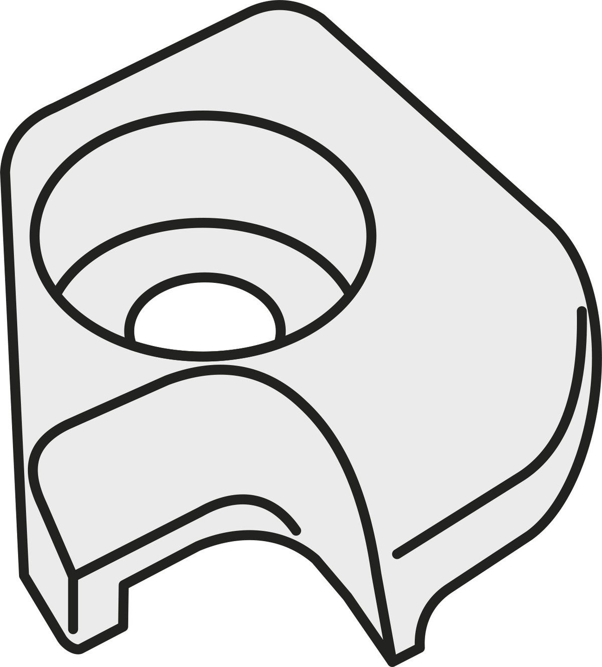 PRAMET Ersatzteil ISO 1121 für Abstechwerkzeuge – Präzisionsteil 55,7g