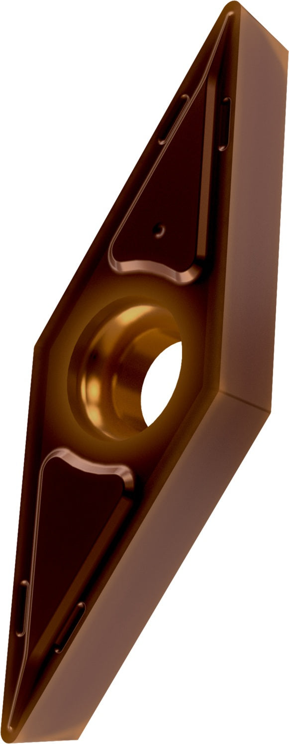 Dormer Pramet Drehwendeschneidplatte VCGT 130302E-FF2 T8430 – 10 Stück, PVD-beschichtet, 35° rhombisch