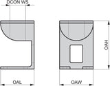 PRAMET Montageblock ISO AB.S90.ISO.40 – 90° fest für Werkzeugaufnahmen
