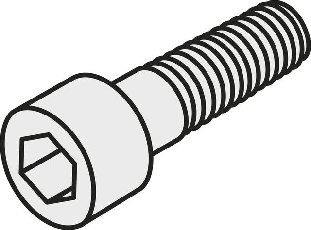 PRAMET Innensechskantschraube ISO HS 1030 M10x30 – Ersatzteil für Abstechwerkzeuge