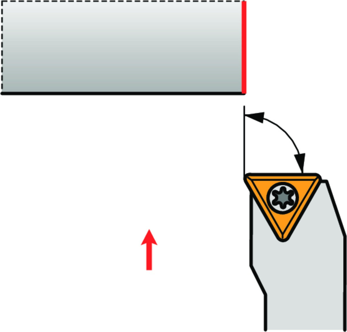 PRAMET Drehwerkzeughalter ISO STFCL 2525 M 16-M-A, Linkslauf, 150 mm, Schraubklemmung