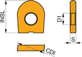 PRAMET Fräswendeschneidplatte RC 08 M4310 PVD beschichtet 8 mm Kopierfräser