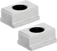 PRAMET Klemmbacke ISO PS.16-12 – Spannbacke mit 6 mm Bohrungsdurchmesser für Schraubstock