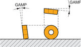 PRAMET Kopier-Planfräser ISO 100A06R-SMORC12-C D.32mm mit Wendeplatten, Schneid-D.100mm