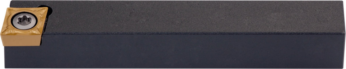 PRAMET Drehwerkzeughalter ISO SCACL 0808 D 06 Linkslauf – Schraubklemmung für 80° Rhombus-Wendeplatten