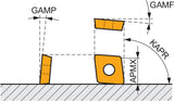 PRAMET T-Nutenfräser ISO 25F1R030B25-SCC06-C, Ø25 mm, mit Wendeplatte, Weldon-Schaft