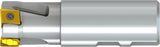 PRAMET Schulterfräser ISO 25A2R042A25-SLN12X-C, D.25mm, 90° Anfahrwinkel, Zylinderschaft DIN 1835A