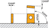 PRAMET Kopierschaftfräser ISO 12K2R030A12-SLC12-A D.12mm – Wendeschneidplatten-Schaftfräser für präzises Kopierfräsen