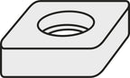 Wendeplatten-Unterlegscheibe ISO DSS 425-01 Bruttogewicht 12,2g