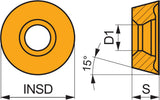 PRAMET Fräswendeschneidplatte RDHT 0702MO-FA:HF7, 7 mm, rund