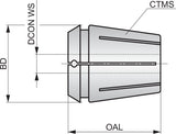 PRAMET ER Spannzange ER16.C.06.S D.6mm – Präzise Spanntechnik für 6 mm Werkzeuge