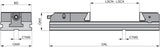 PRAMET Präzisionsschraubstock ISO MVM-ATI.125.410 – 345 mm, mechanisch, 125 mm Grundkörper