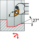 PRAMET Bohrstange ISO A25R-PDUNL 11 D.25mm Linkslauf für Innenkegeldrehen