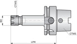 PRAMET ER Mini-Spannzangenfutter ISO HSK.63A-CCM.ER11.100 D. 7mm – Auskraglänge 100 mm