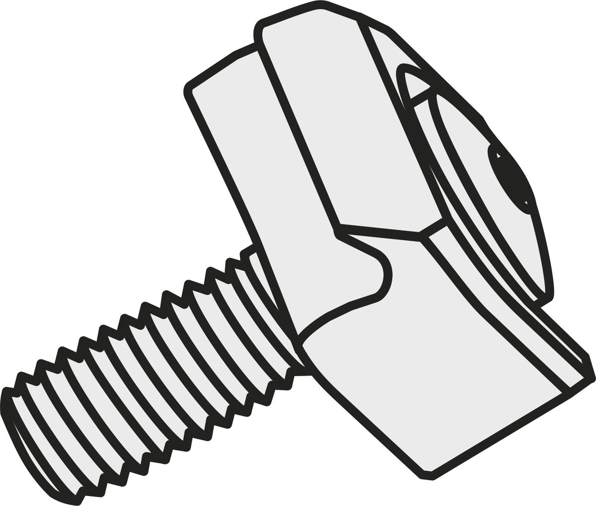 PRAMET Ersatzteil ISO 1121 für Abstechwerkzeuge – Präzisionsteil 55,7g