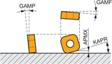 PRAMET Hochvorschubfräser 100A08R-SMOSN11-C D.32mm Rechtslauf Schneid-D.100mm