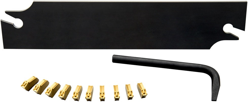 PRAMET Werkzeug- und Wendeplattensatz ISO KITXLCFN-26-3-T8330 – Ein- und Abstechen