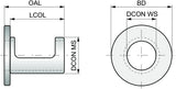 PRAMET Bohrbuchse ISO EP253253 D.32mm verstellbar – Präzisions-Zerspanungswerkzeug