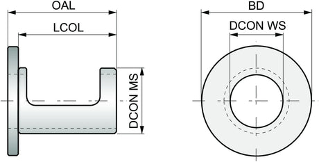 PRAMET Bohrbuchse ISO EP253253 D.32mm verstellbar – Präzisions-Zerspanungswerkzeug