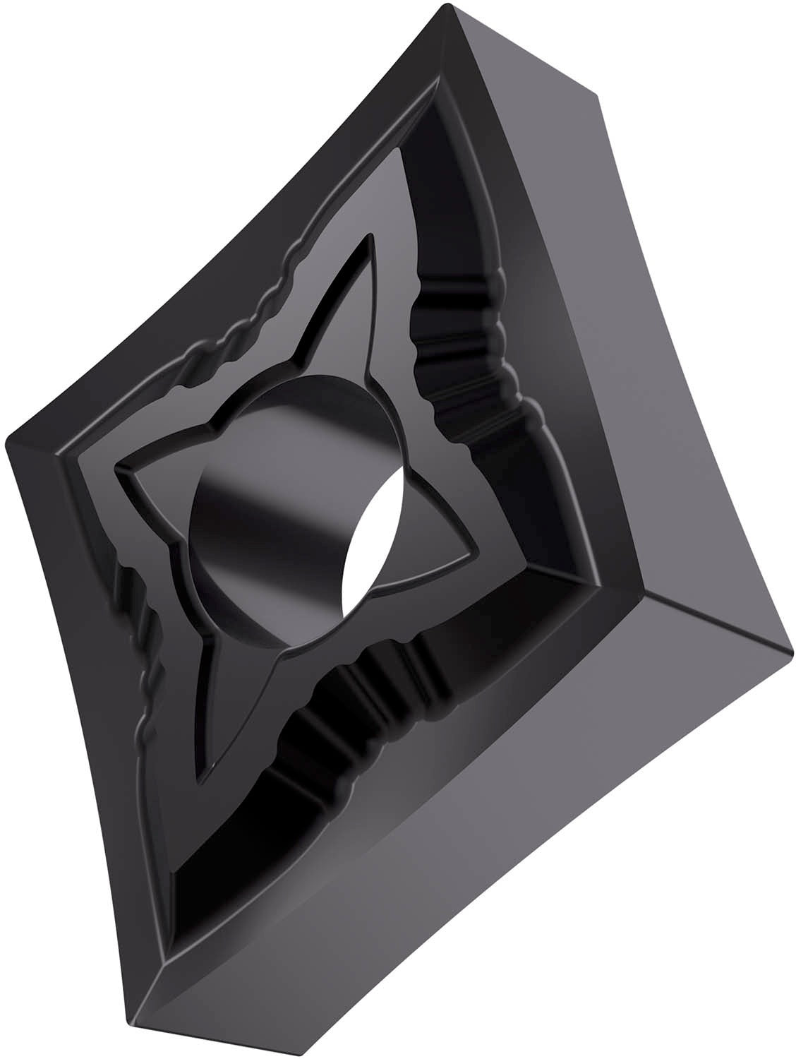 Dormer Pramet Drehwendeschneidplatte CNGG 120402E-SF:H07 – 10 Stück, 80° rhombisch, H07 unbeschichtet