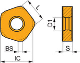 PRAMET Fräswendeschneidplatte PNMU 1308DNSR-M:8215 PVD-beschichtet, 10 mm – 5 Stück