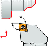 PRAMET Klemmhalter ISO C3-SCLCL-22040-09 mit Polygonkupplung, 32 mm, Linkslauf