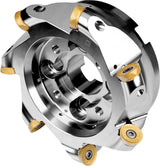 PRAMET Kopier-Planfräser D.100mm mit Wendeplatten – SRC20, DIN 8030-A, 7600 rpm