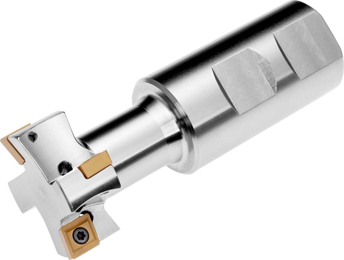 PRAMET T-Nutenfräser ISO 25F1R030B25-SCC06-C, Ø25 mm, mit Wendeplatte, Weldon-Schaft