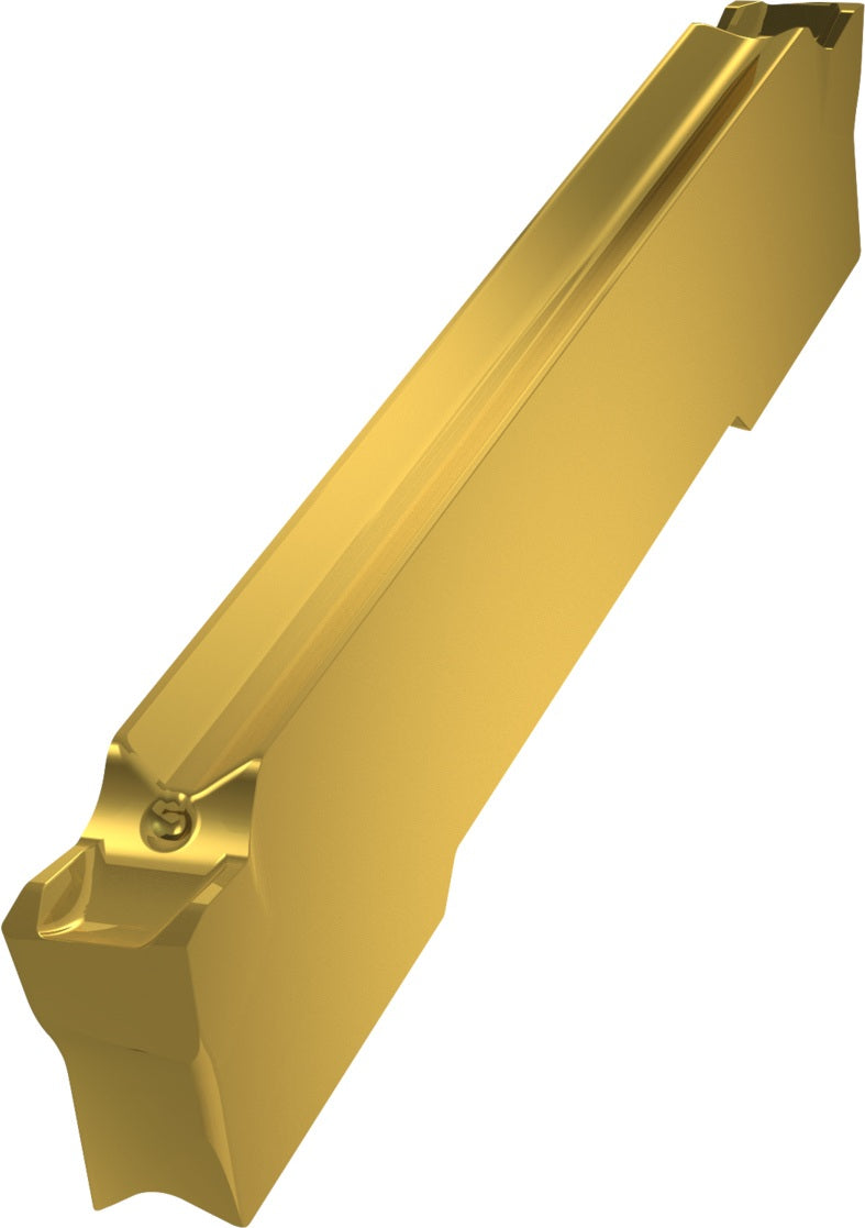 PRAMET Wendeschneidplatte GL2-D200M02-PR:G8330 2mm PVD-beschichtet Gold