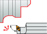 PRAMET Drehwerkzeughalter ISO S20K-SDUCL07-S Linkslauf 20 mm Schraubklemmung
