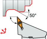 Dormer Pramet Klemmhalter ISO C3-SVJBR-22040-11-B1 mit Polygonkupplung, 32 mm, Rechtslauf