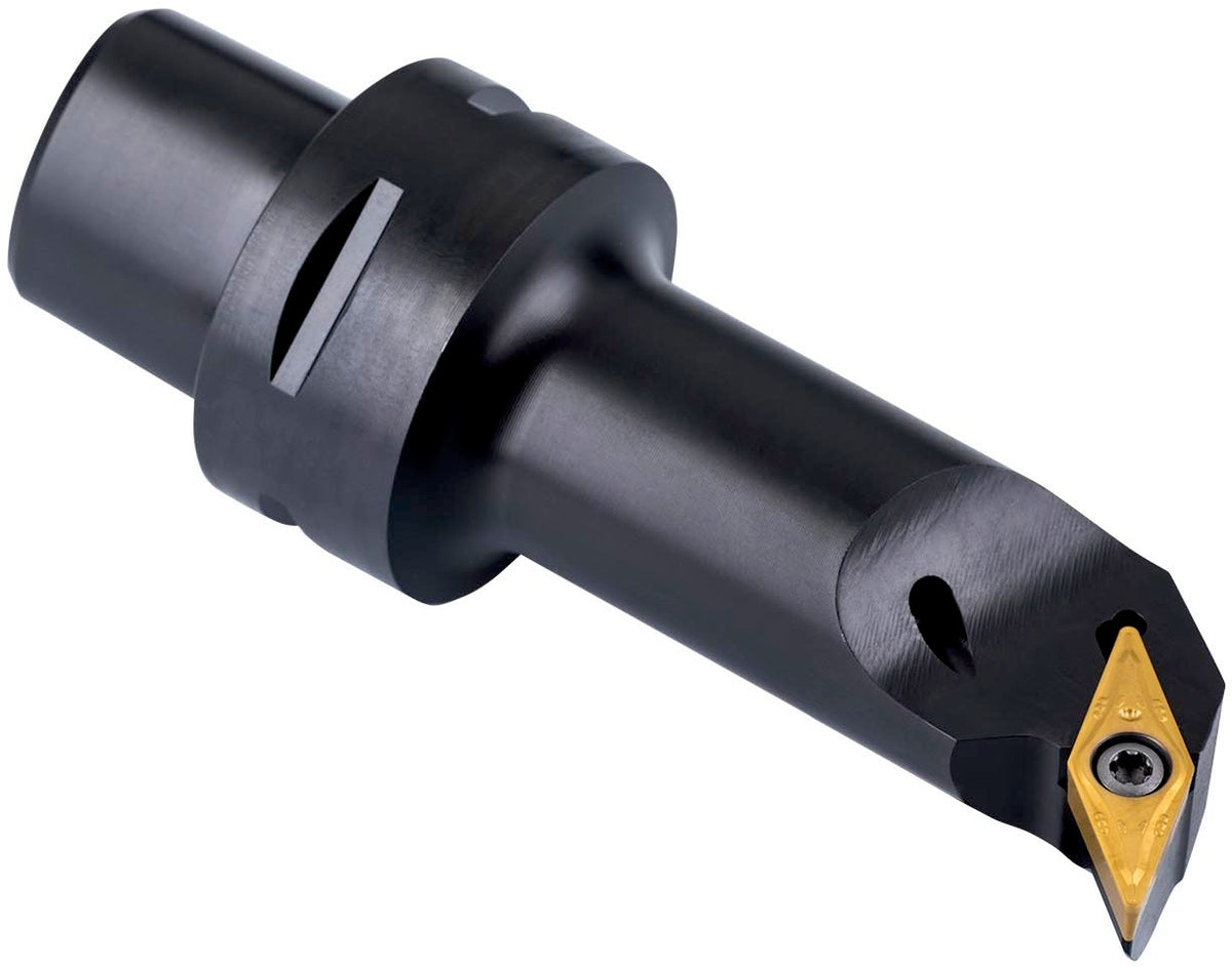 PRAMET Klemmhalter ISO C4-SVQBR-18090-16 mit Polygonkupplung, 40 mm, Rechtslauf