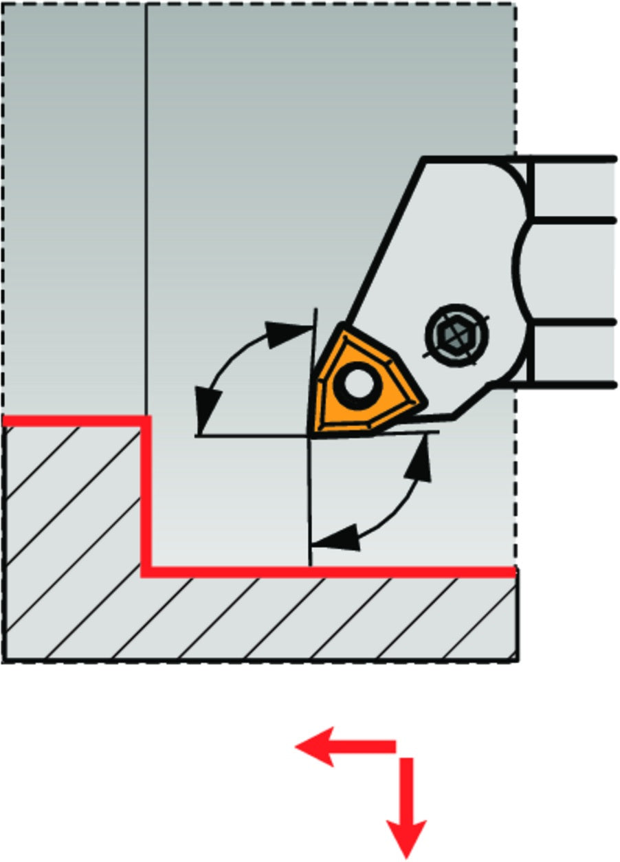 PRAMET Bohrstange ISO A25R-PWLNL 0604 D.25mm Linkslauf für präzises Innendrehen