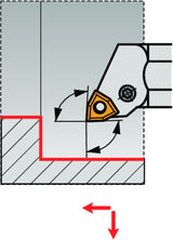 PRAMET Bohrstange ISO A25R-PWLNL 0604 D.25mm Linkslauf für präzises Innendrehen