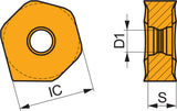 PRAMET Fräswendeschneidplatte XNGX 0906ANSN:8215 PVD-beschichtet
