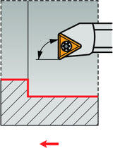 PRAMET Bohrstange ISO S10H-STFCL 11 Ø10 mm Linkslauf – Schraubklemmung für TC.. 1102..
