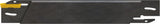 PRAMET Doppelseitiges Schwert GL1-S26KBL-16 – Einstechtiefe 16 mm, Linkslauf, für GL-Wendeschneidplatten