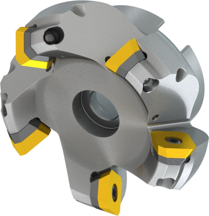 PRAMET Planfräser ISO 32N3R045B25-SSD13F-C, D.25mm Schaft, Schneid-D.44,9mm