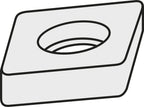 Wendeplatten-Unterlegscheibe ISO DCS 234-01 Bruttogewicht 12,33g