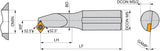 PRAMET Bohrstange ISO S0608H-SEXPL 05 D.8mm Linkslauf für Wendeschneidplatten