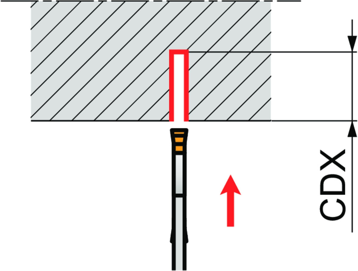 PRAMET Doppelseitiges Schwert GL2-S29CBS – Einstechtiefe 24 mm für MS-EN Halter