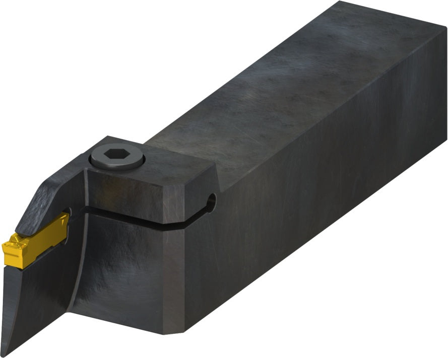 PRAMET Planeinstech-Werkzeug GL3-S2525MFL-12-R035027 für GL-Wendeschneidplatten, Linkslauf, 12 mm Einstechtiefe