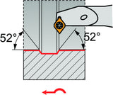 PRAMET Bohrstange ISO E0608H-SEXPL 05 D.8mm Linkslauf für Innenkegeldrehen