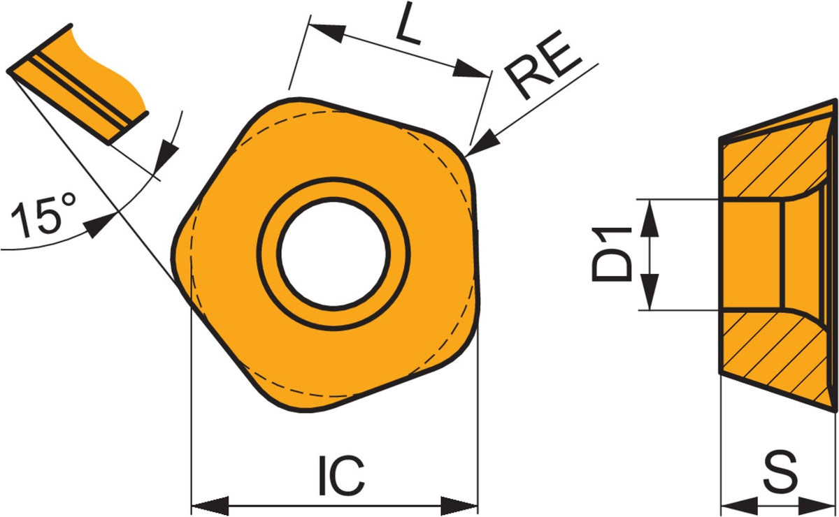 PRAMET Fräswendeschneidplatte PDKT 090530ER-FM 8215 PVD beschichtet 10 Stk.