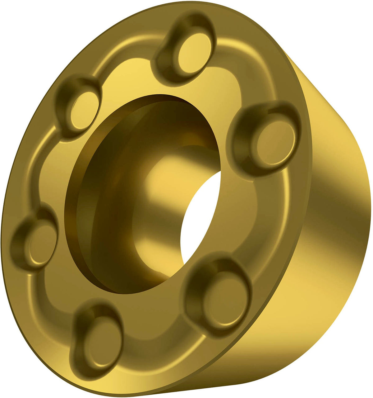 PRAMET Fräswendeschneidplatte RPEX 1204MOSN-12:M8340 PVD-beschichtet Gold