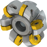 PRAMET Planfräser ISO 100A08R-S45ON06-C D.32mm Schneid-D.110,8mm – Doppelt negative Geometrie, 8 Wendeplatten